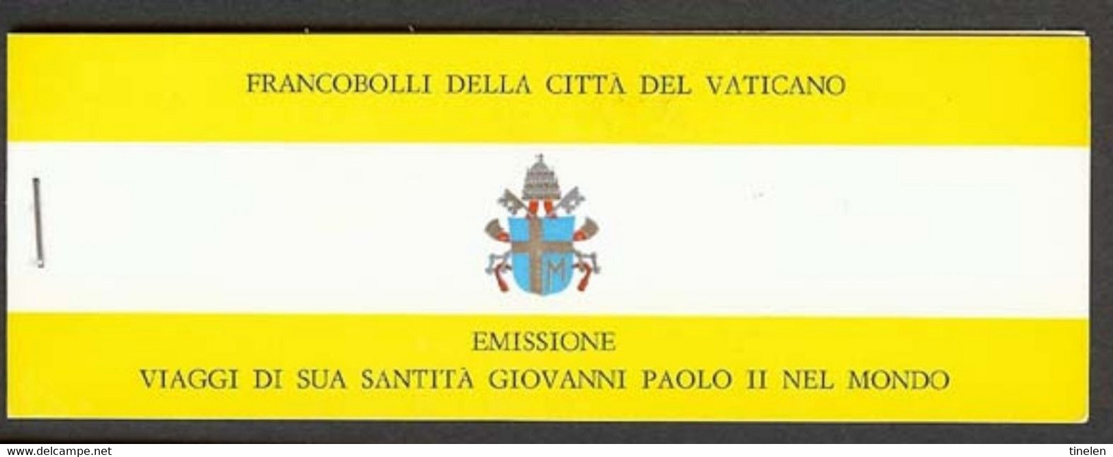 1982 Vaticano - Viaggi, Libretto - Obliterato 8.11.1982 - Markenheftchen