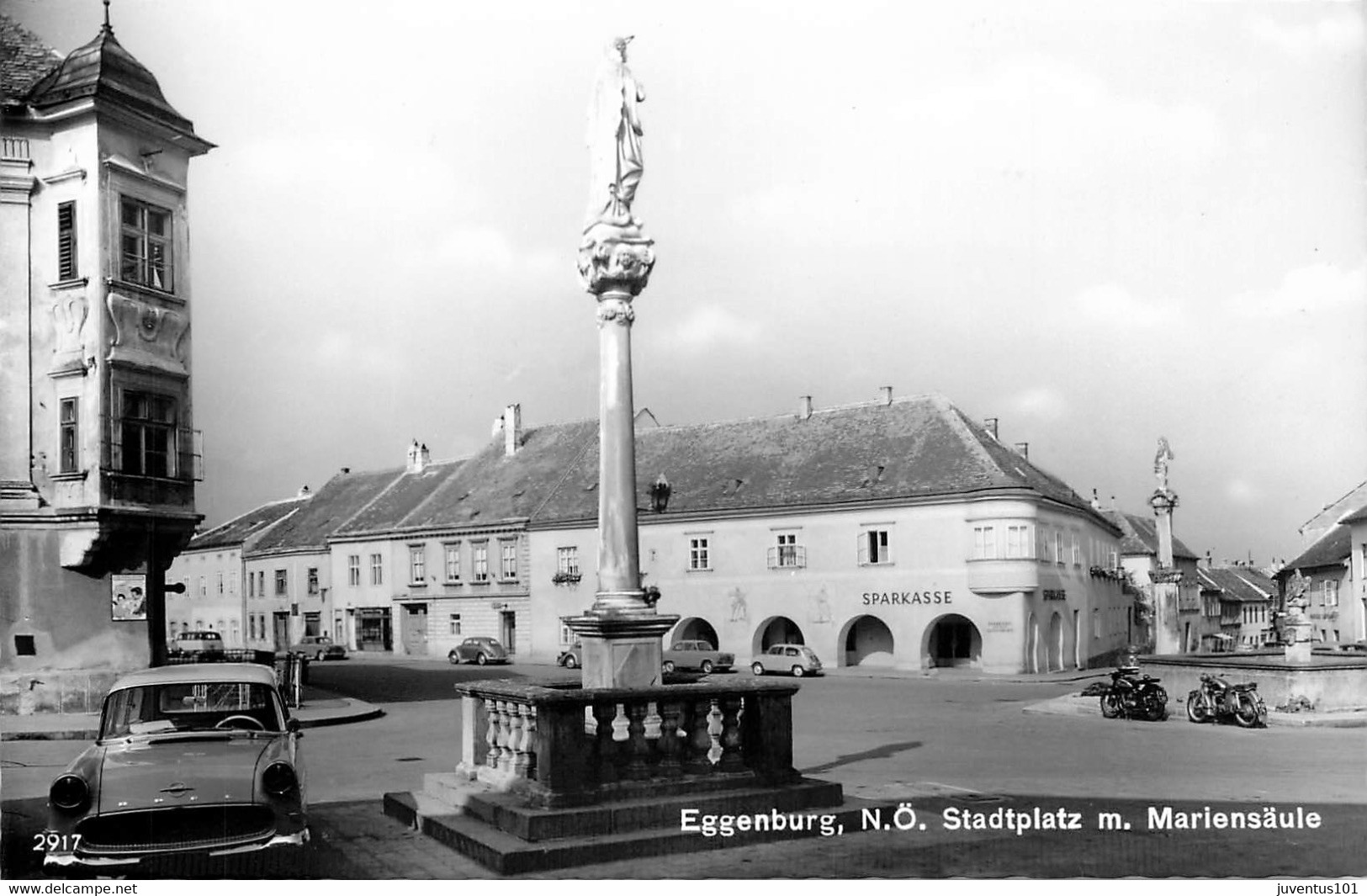 CPSM Eggenburg-Stadtplatz Mariensaüle    L2024 - Eggenburg