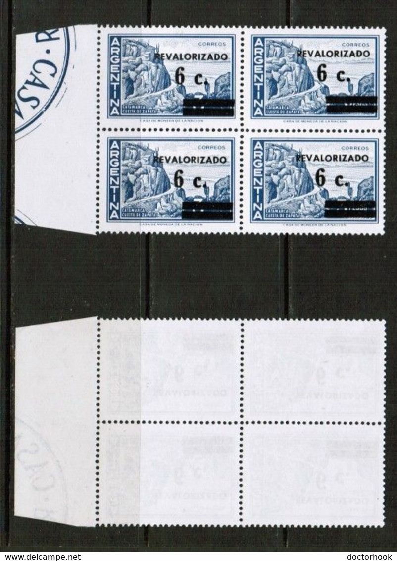 ARGENTINA   Scott # 1076** MINT NH BLK. Of 4 (CONDITION AS PER SCAN) (LG-1534) - Blocks & Sheetlets