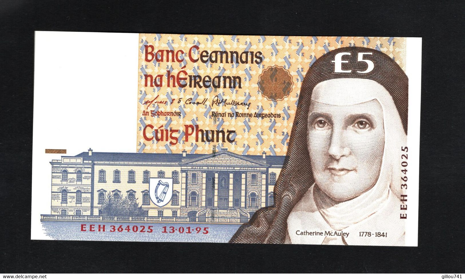 Irlande, 5 Pounds, 1992-2001 Issue Central Bank Of Ireland - Ireland