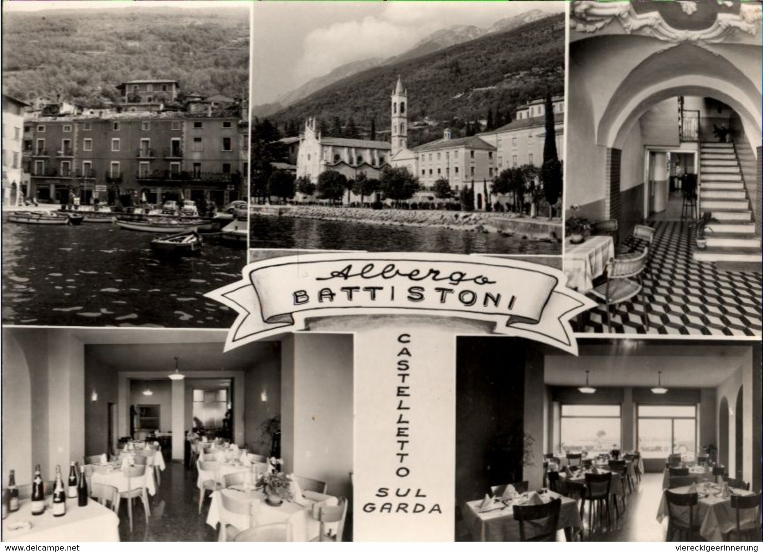 ! Ansichtskarte Alberga Battistoni. Castelletto, Brenzone Sul Garda - Altri & Non Classificati