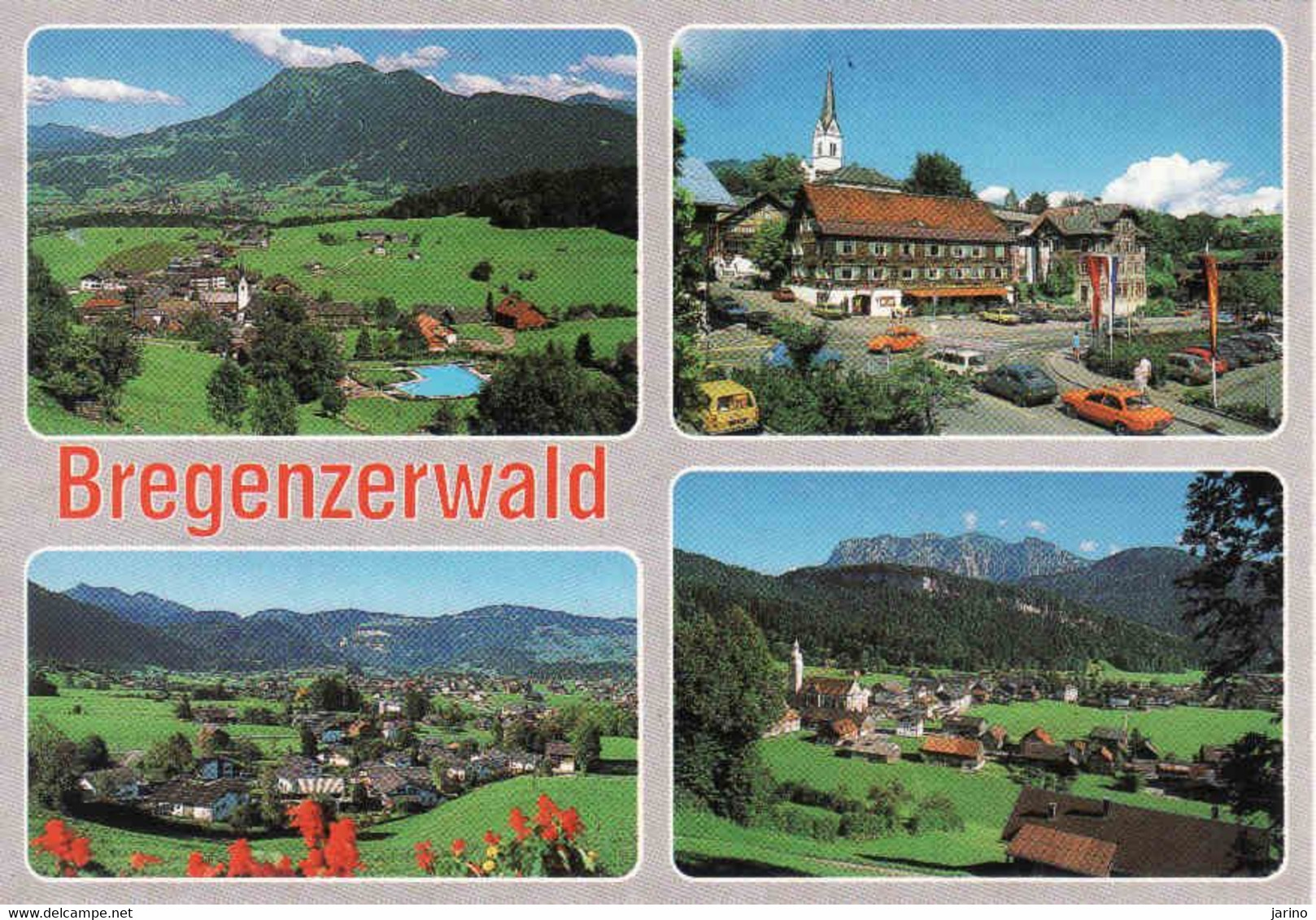Austria, Vorarlberg, Bregenzerwald, Schwarzenberg, Egg, Andelsbuch, Bezau, Gebraucht 1990 - Bregenzerwaldorte