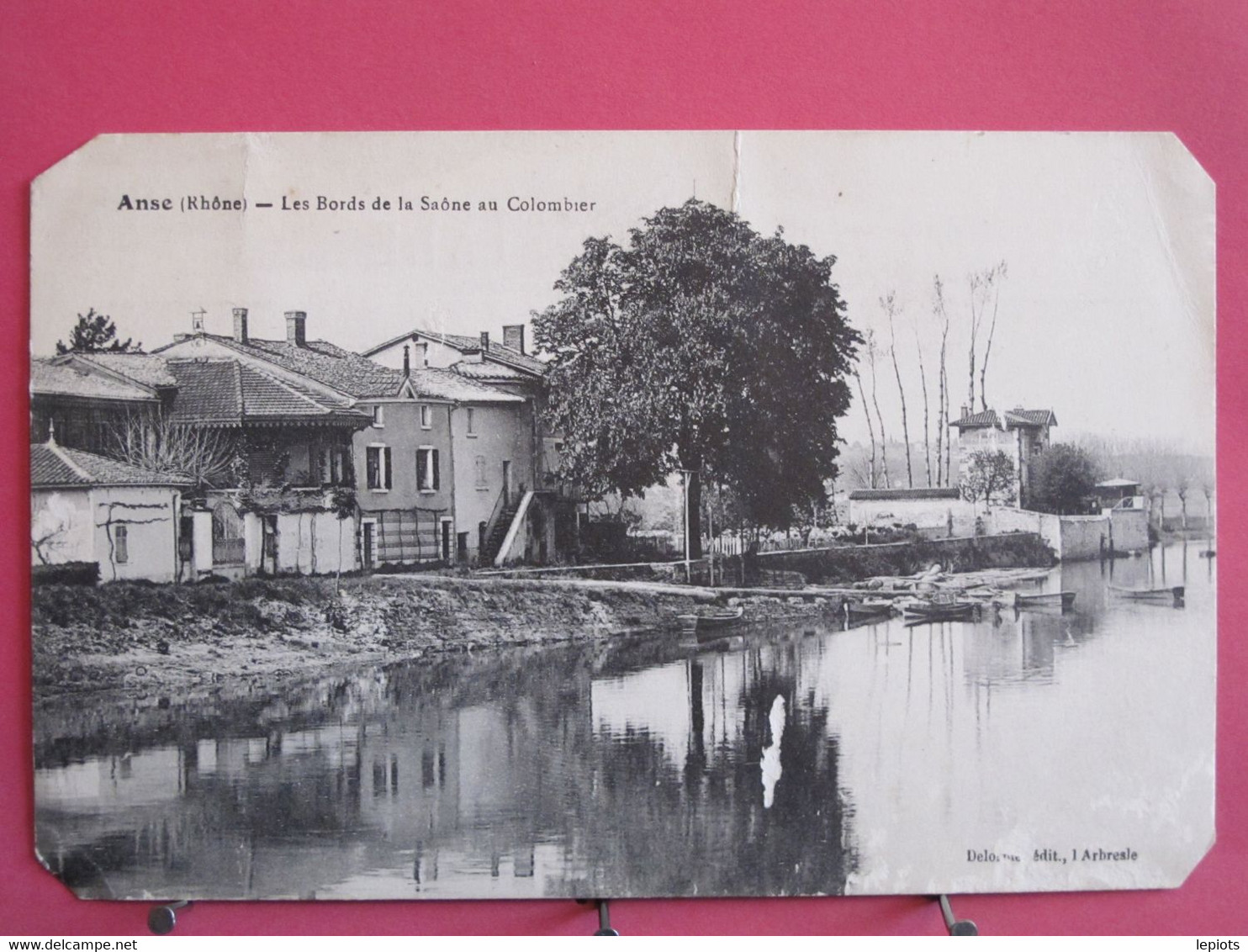 69 - Anse - Les Bords De La Saône Au Colombier - R/verso - Anse