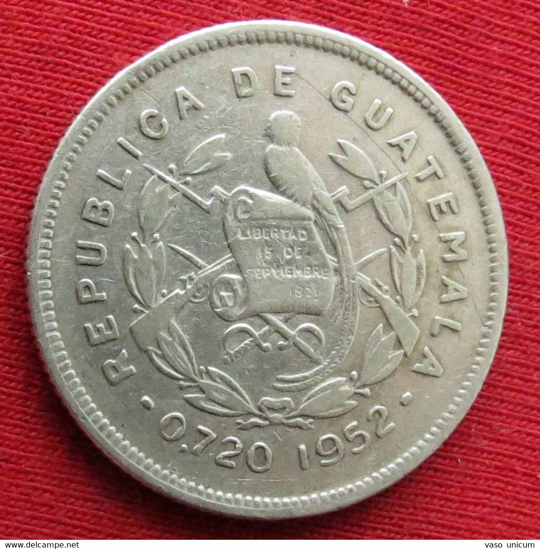 Guatemala 25 Centavos 1952 - Guatemala