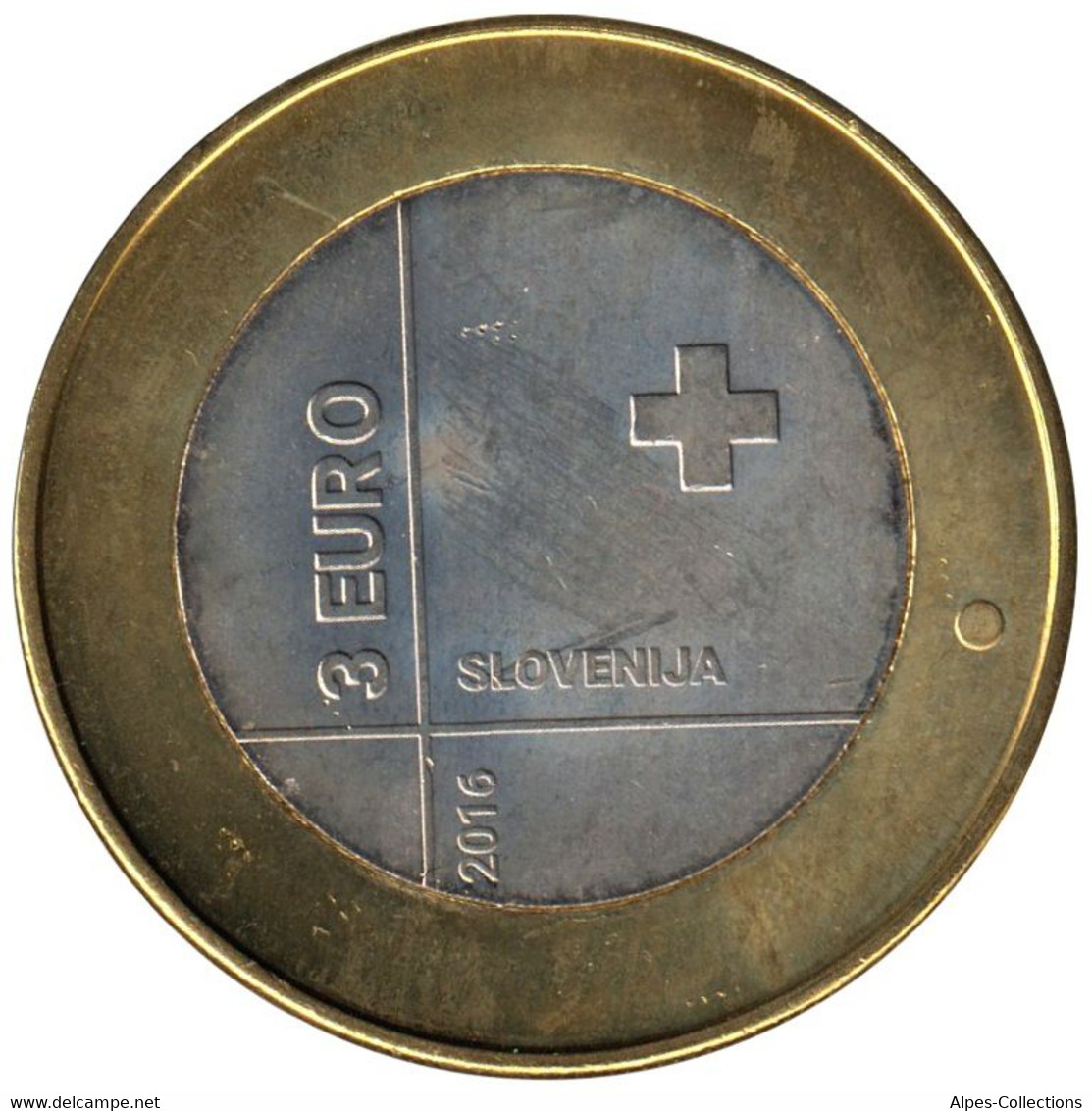 SVX00316.1 - SLOVENIE - 3 Euros 150 Ans De La Croix-Rouge En Slovénie - 2016 - Slovenië