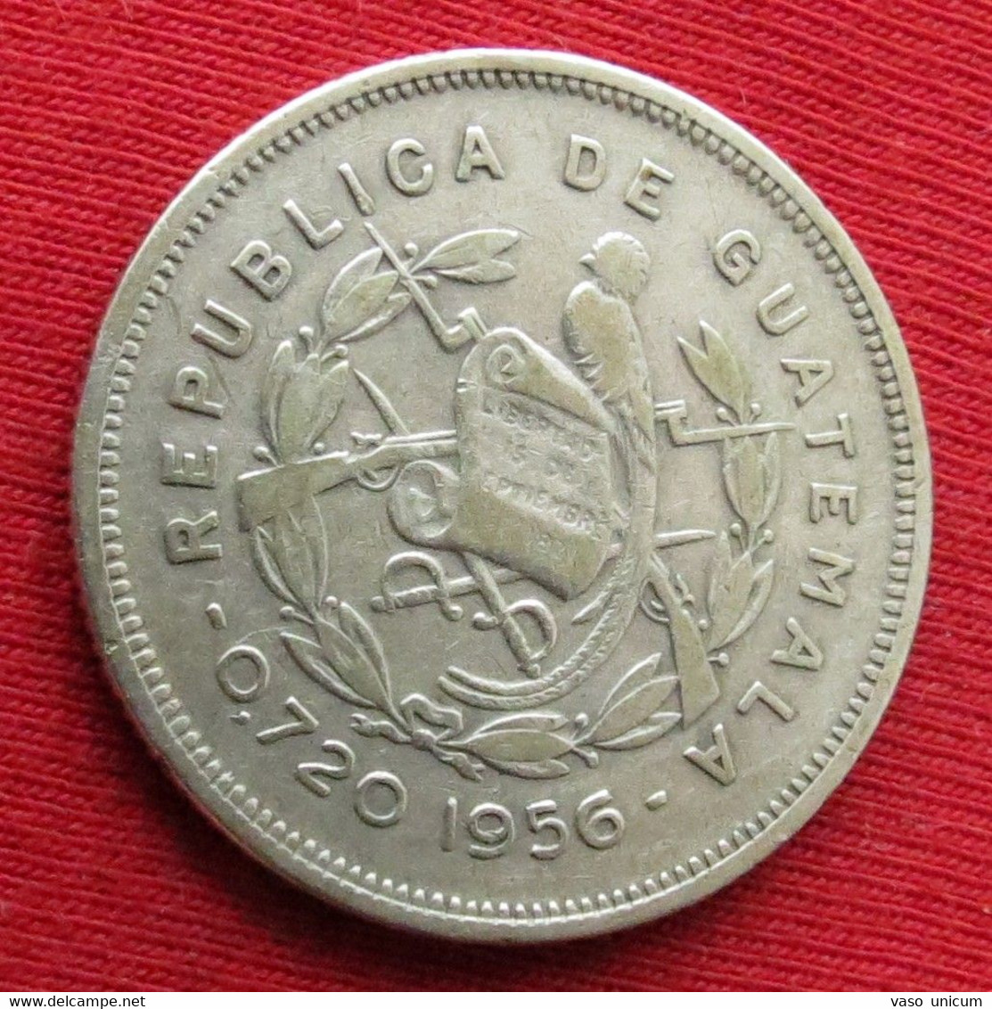 Guatemala 25 Centavos 1956 - Guatemala