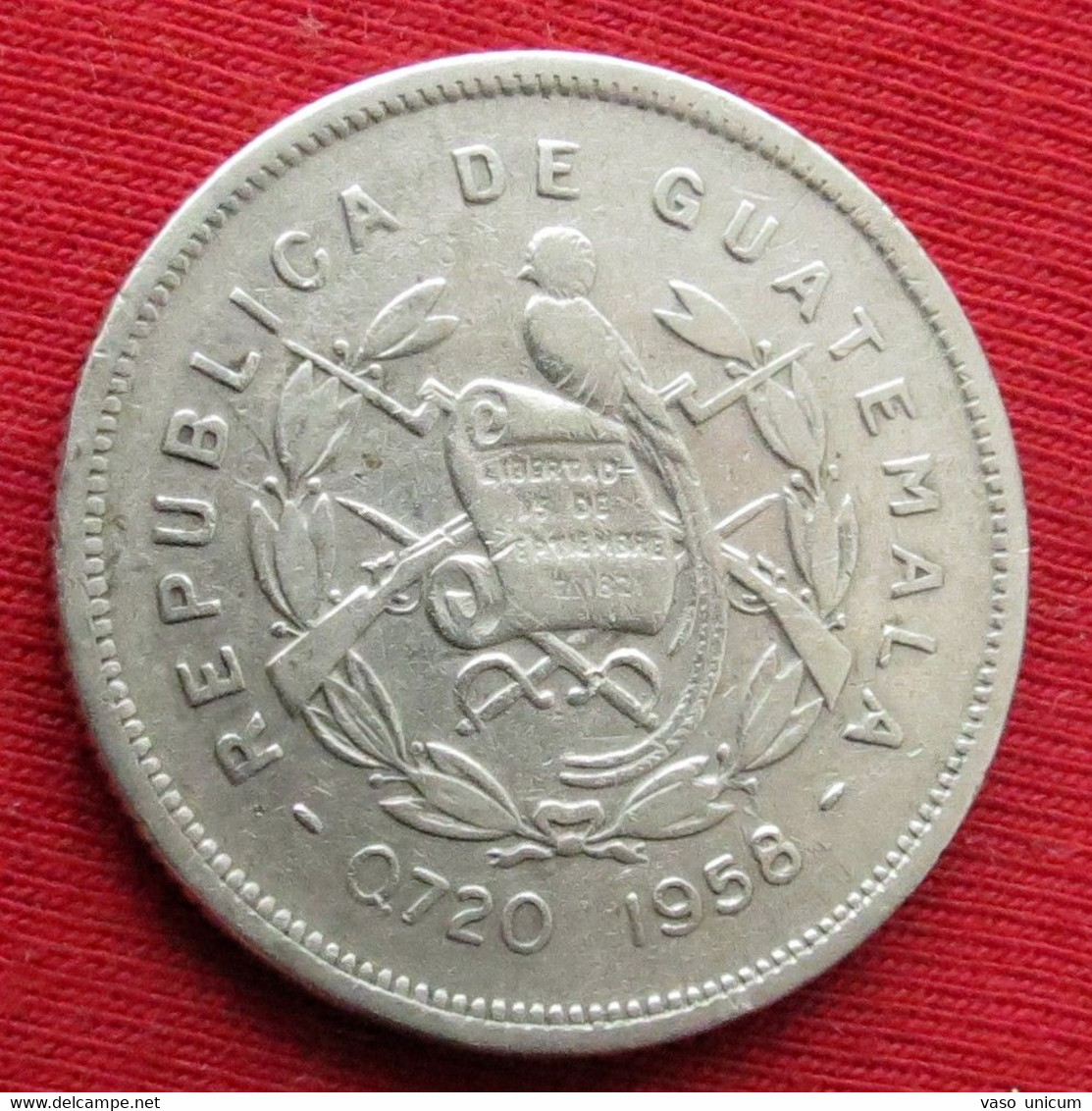 Guatemala 25 Centavos 1958 - Guatemala