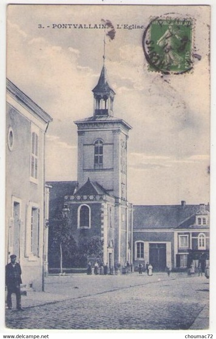 (72) 250, Pontvallain, L'Eglise - Pontvallain