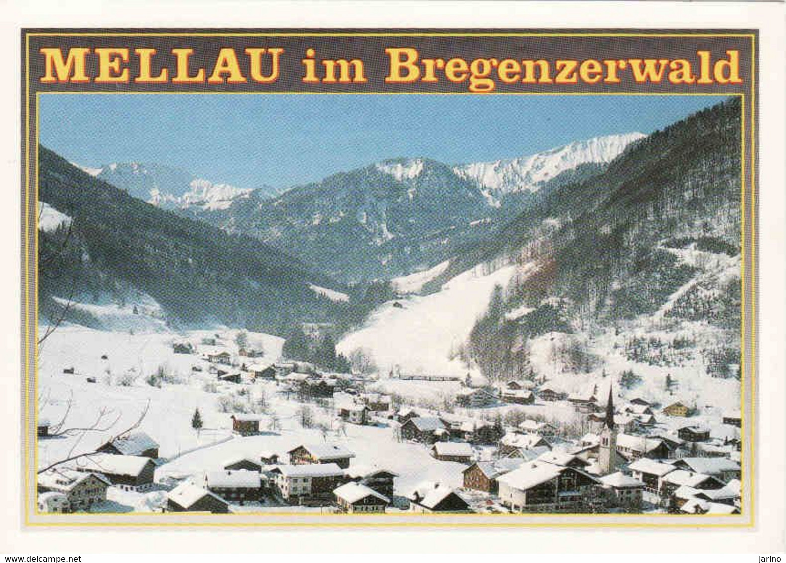 Austria, Vorarlberg, Mellau Im Bregenzerwald, Gebraucht 1990 - Bregenzerwaldorte