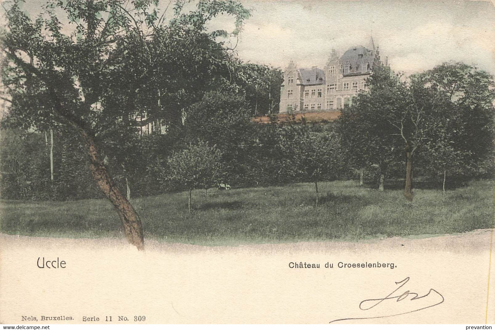 UCCLE - Château Du Crosselenberg - Carte Colorée Et Circulé En 1903 - Ukkel - Uccle