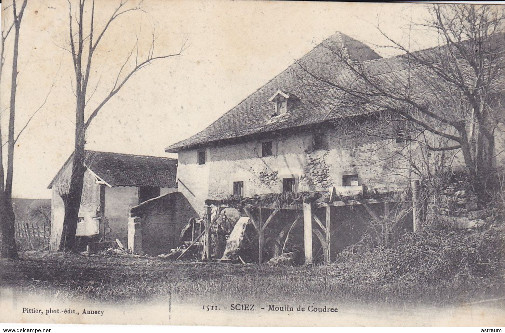 Cpa- 74 - Sciez - Moulin De Coudrée - Edi Pittier N° 1511 - Sciez
