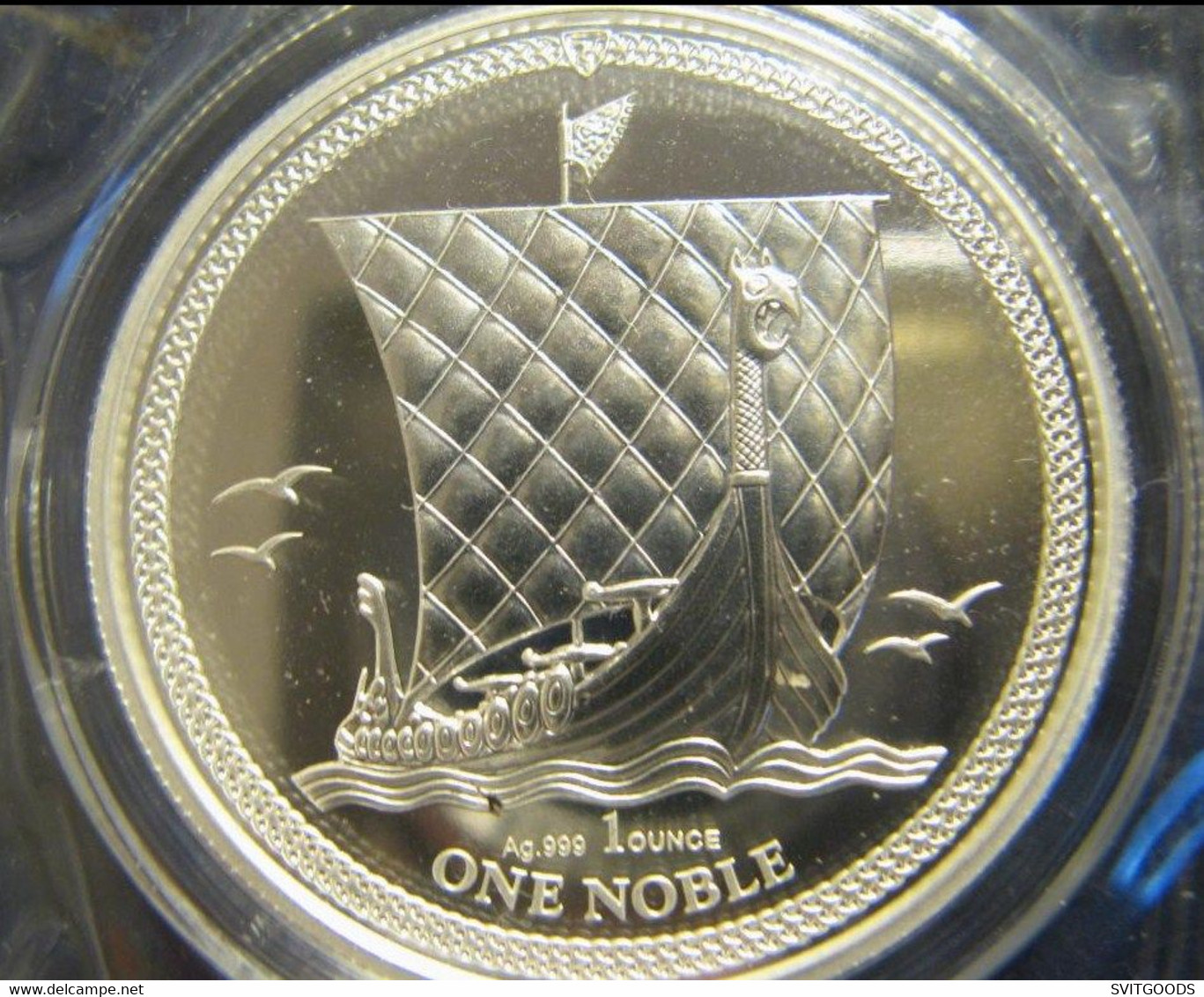 1 Nobel Isle Of Man 2018 Silver 1 Oz 999.9 * Condition In The Photo - Isle Of Man