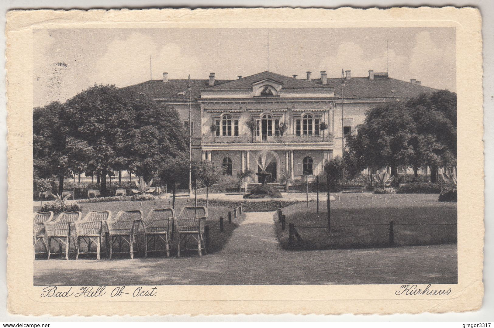 C3670) BAD HALL - Kurhaus - Passepartout AK 1929 - Bad Hall