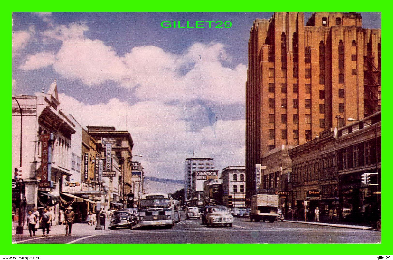 YAKIMA, WA - LOOKING EAST FROM FIRDT ST, ON YAKIMA AVENUE - MIKE ROBERTS STUDIOS IN 1966 - - Altri & Non Classificati