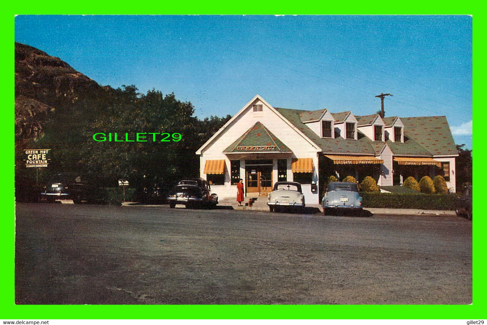 COULEE, WA - GREEN HUT CAFE AND CURIO SHOP No 1 - NEAR GOVERNMENT TOUR CENTER - IN 1966 - - Altri & Non Classificati