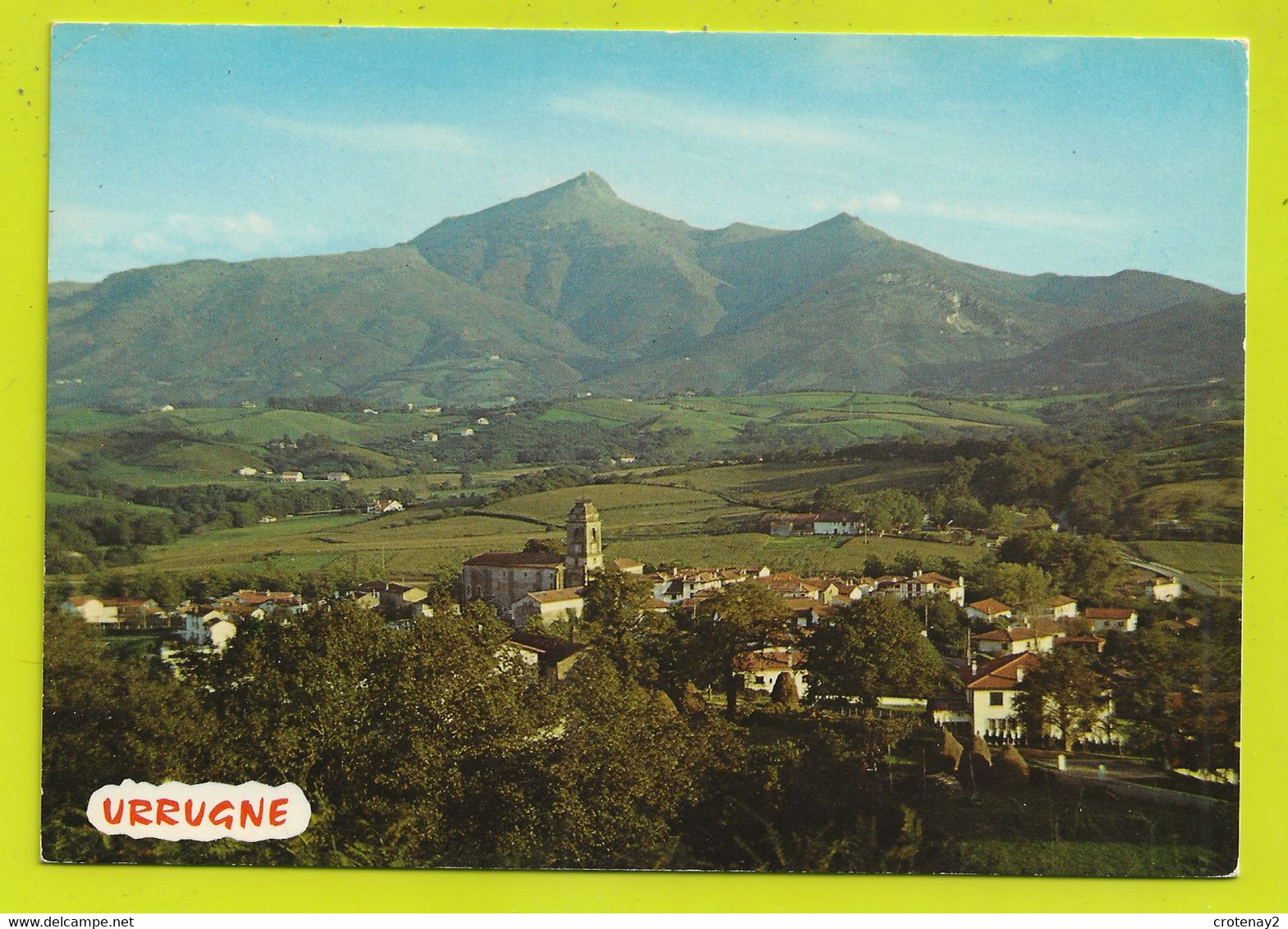 64 URRUGNE Pays Basque N°3020 Vue Générale Au Fond La Rhûne - Urrugne