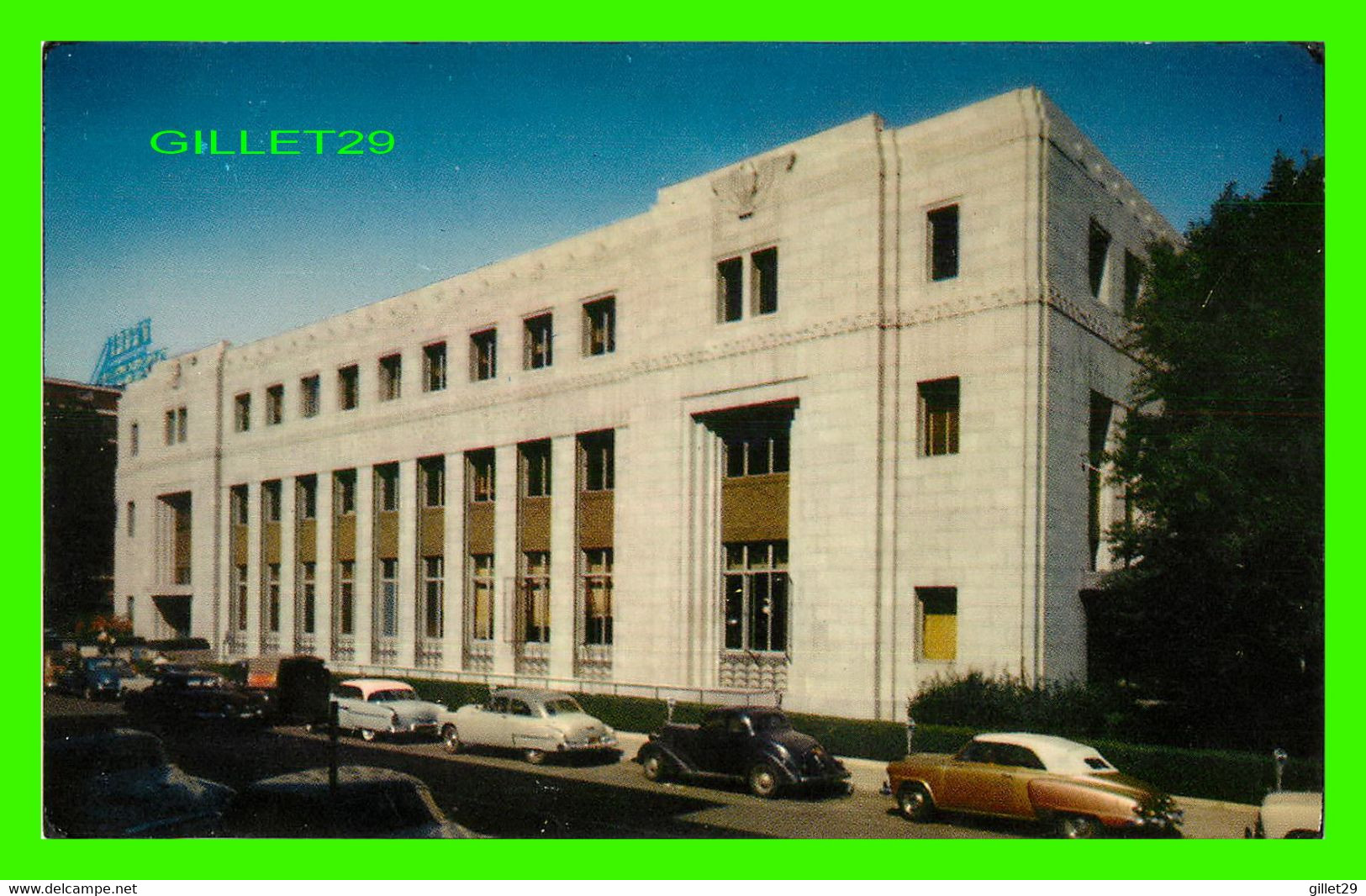 RENO, NV - POSTOFFICE - ANIMATED VINTAGE CARS -  H. S. CROCKER CO - - Reno