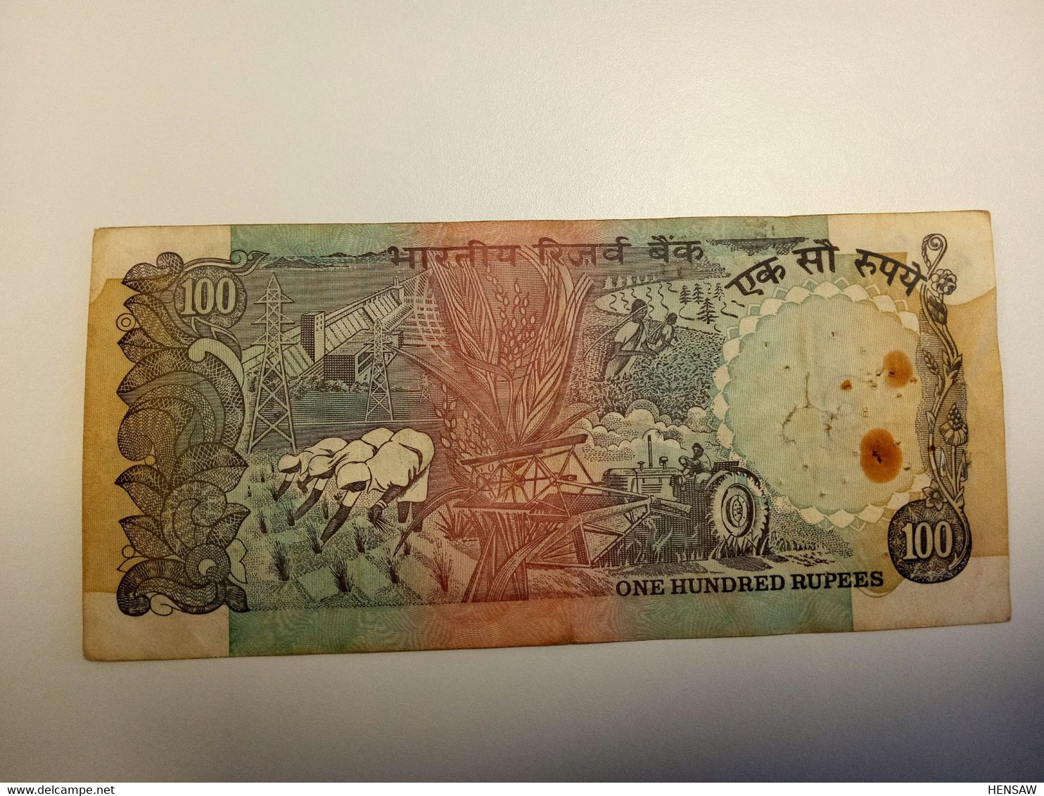 INDIA 100 RUPEES P 86d 1990 USADO USED - Inde