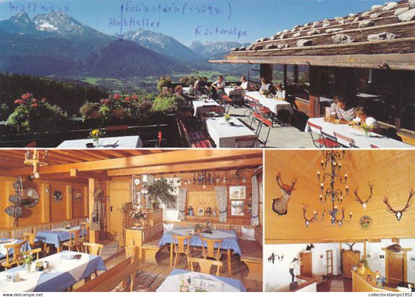 W8413- BERCHTESGADEN GRAFLHOHE CAFE AND GUEST HOUSE DIFFERENT VIEWS - Berchtesgaden