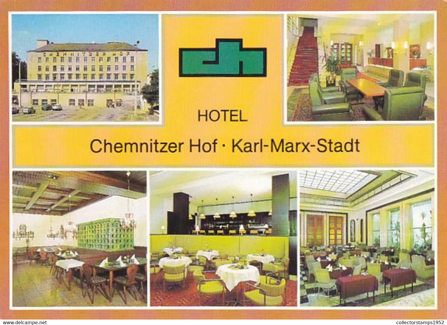 W8427- CHEMNITZ HOTEL, CAR, DIFFERENT VIEWS - Chemnitz (Karl-Marx-Stadt 1953-1990)