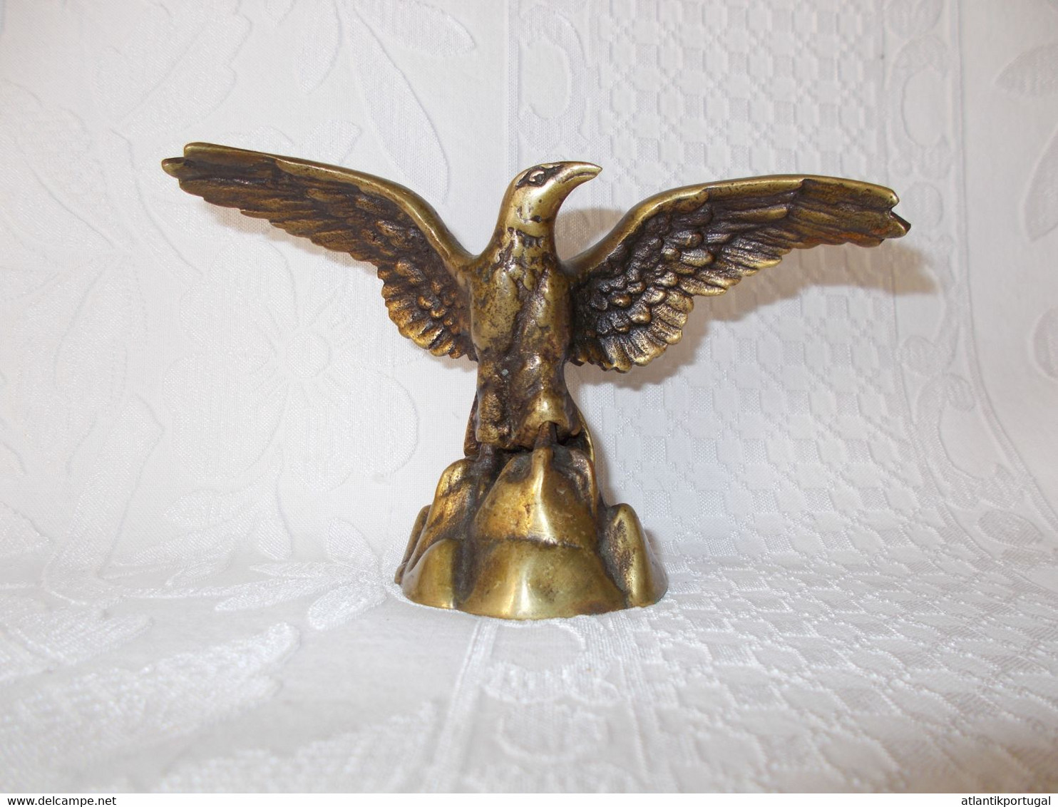 Adler Messing  Skulptur Figur - Brons