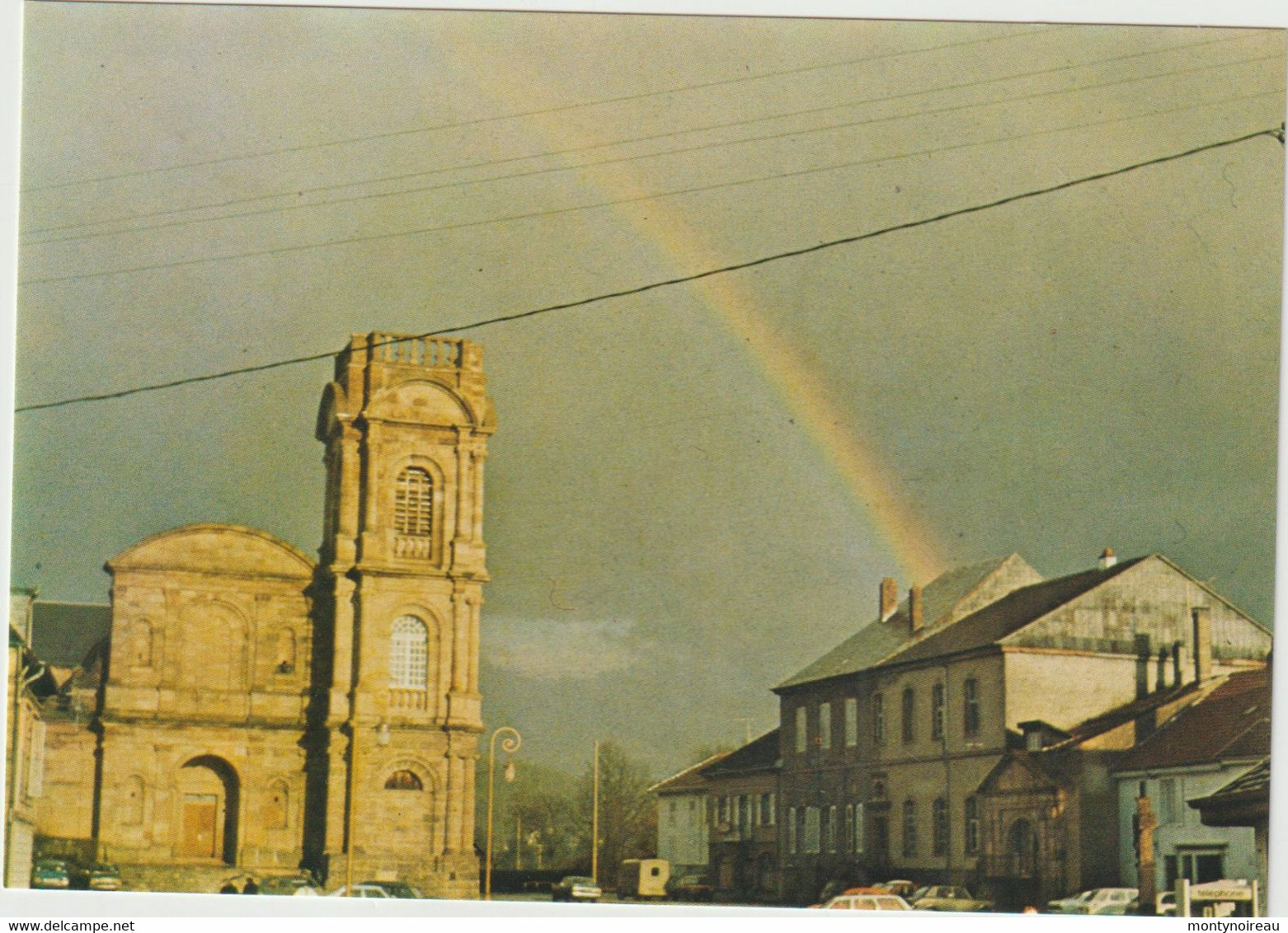 DAV :Vosges :  ETIVAL  , L  Abbaye Et L ' Arc  En Ciel - Etival Clairefontaine