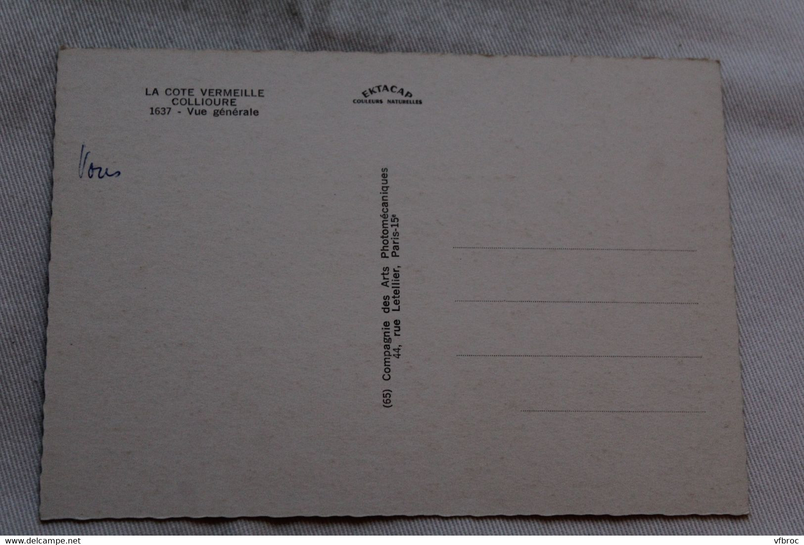 Cpm, Collioure, Vue Générale, Pyrénées Orientales 66 - Collioure