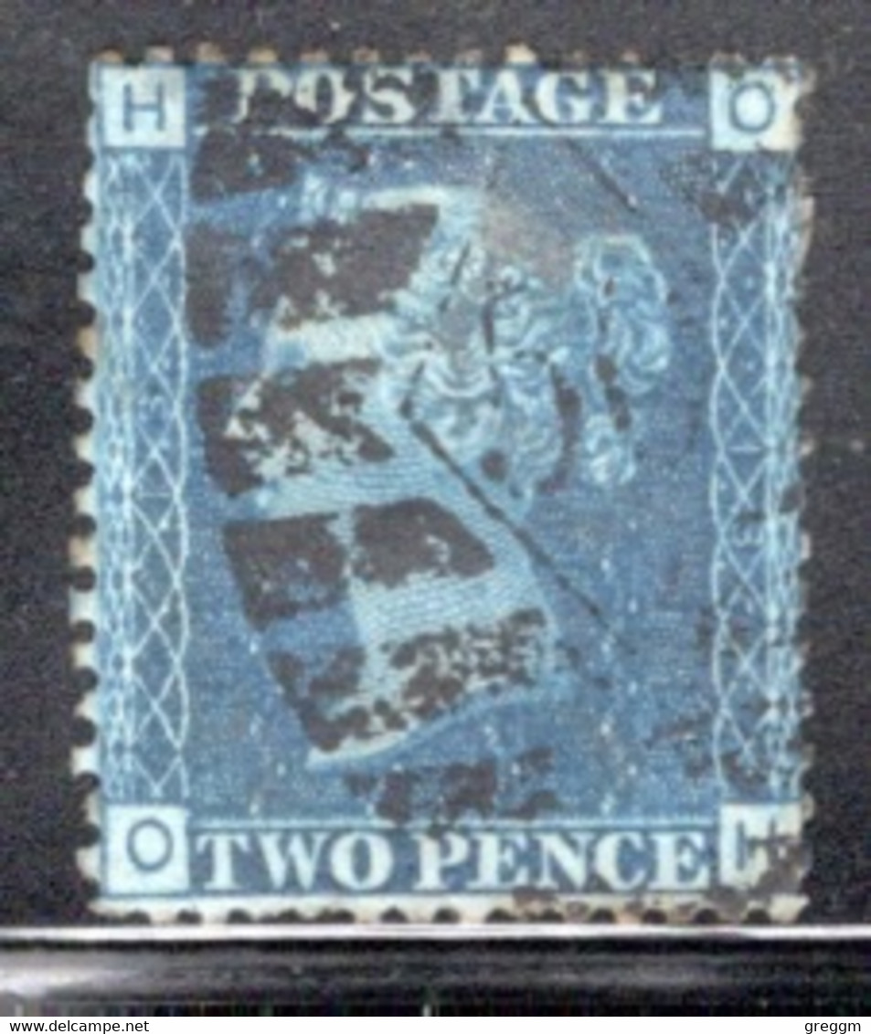 GB Queen Victoria 1858 Two Penny Blue Plate 13  In  Fine Used Condition. - Oblitérés