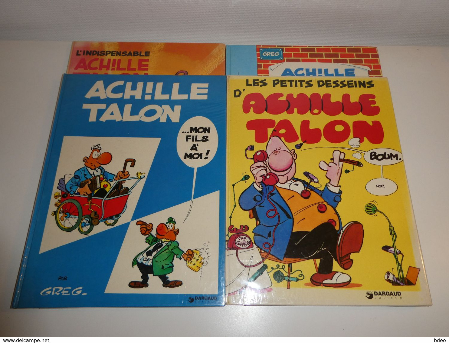 LOT ACHILLE TALON TOMES 4/5/6/9/ BE - Achille Talon