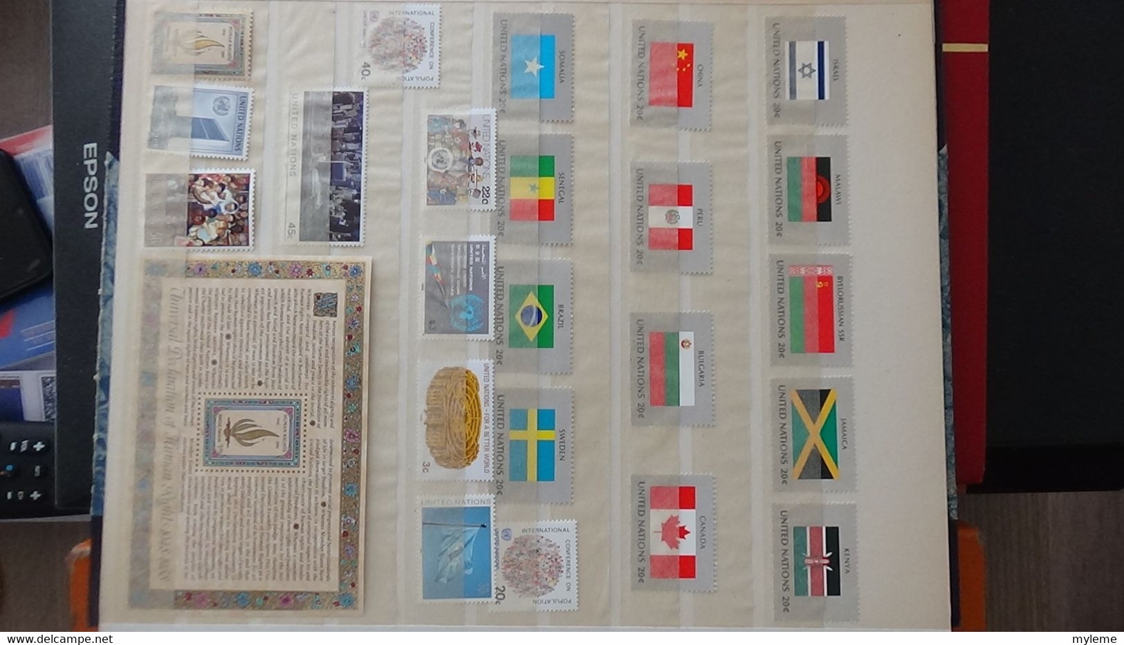 AN81 Collection De Blocs Et Timbres ** Des Nations Unies . A Saisir !!! - Collections (with Albums)