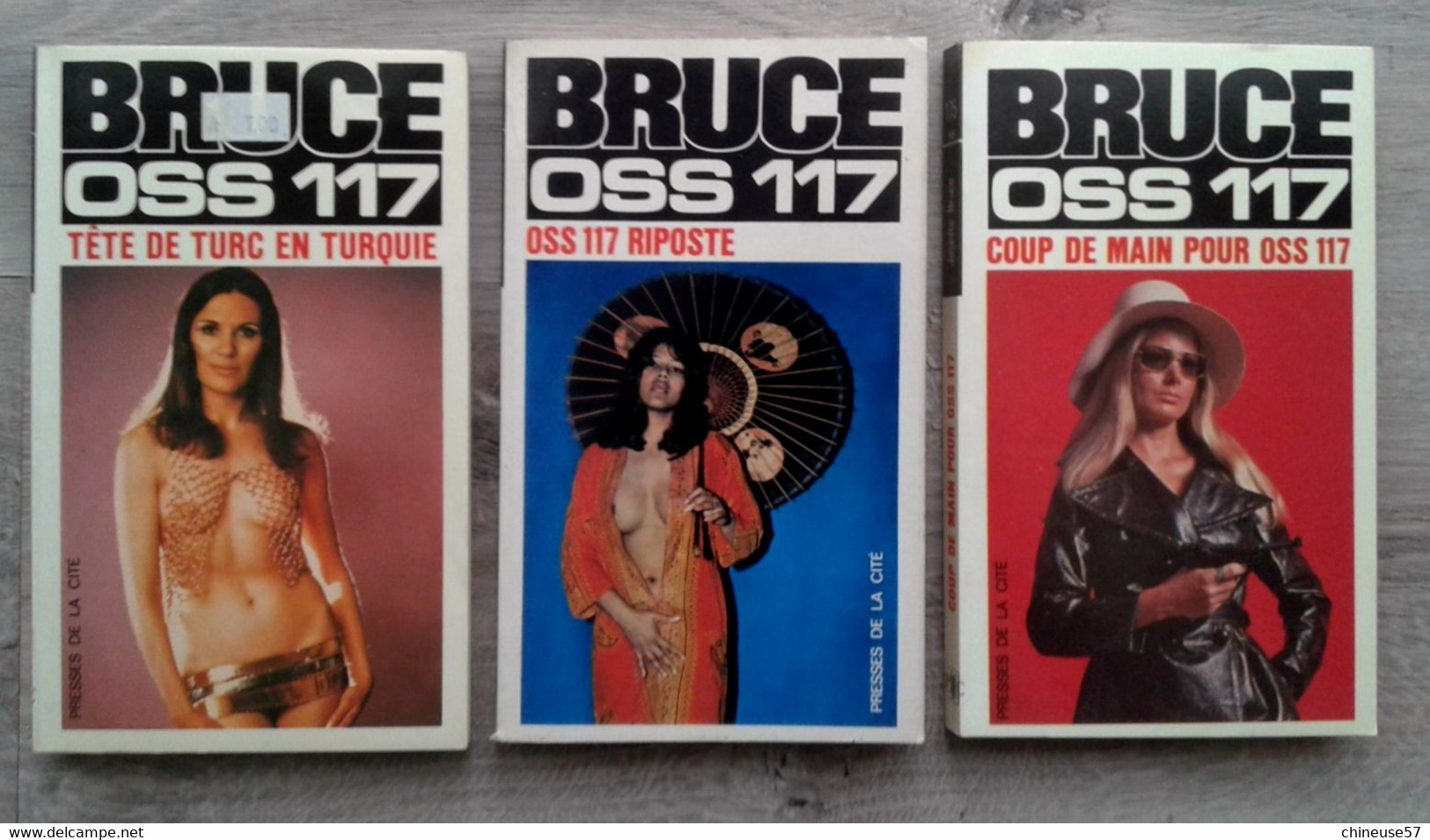 BRUCE  OSS 117 Lot De 3 Livres - OSS117