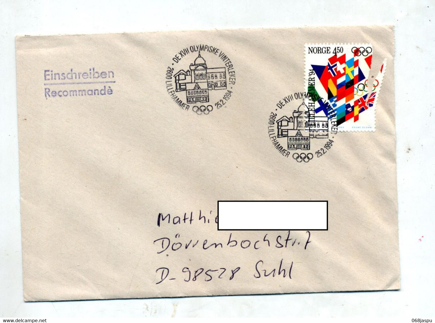 Lettre Cachet Budapest Jumelage Hambourg - Postmark Collection