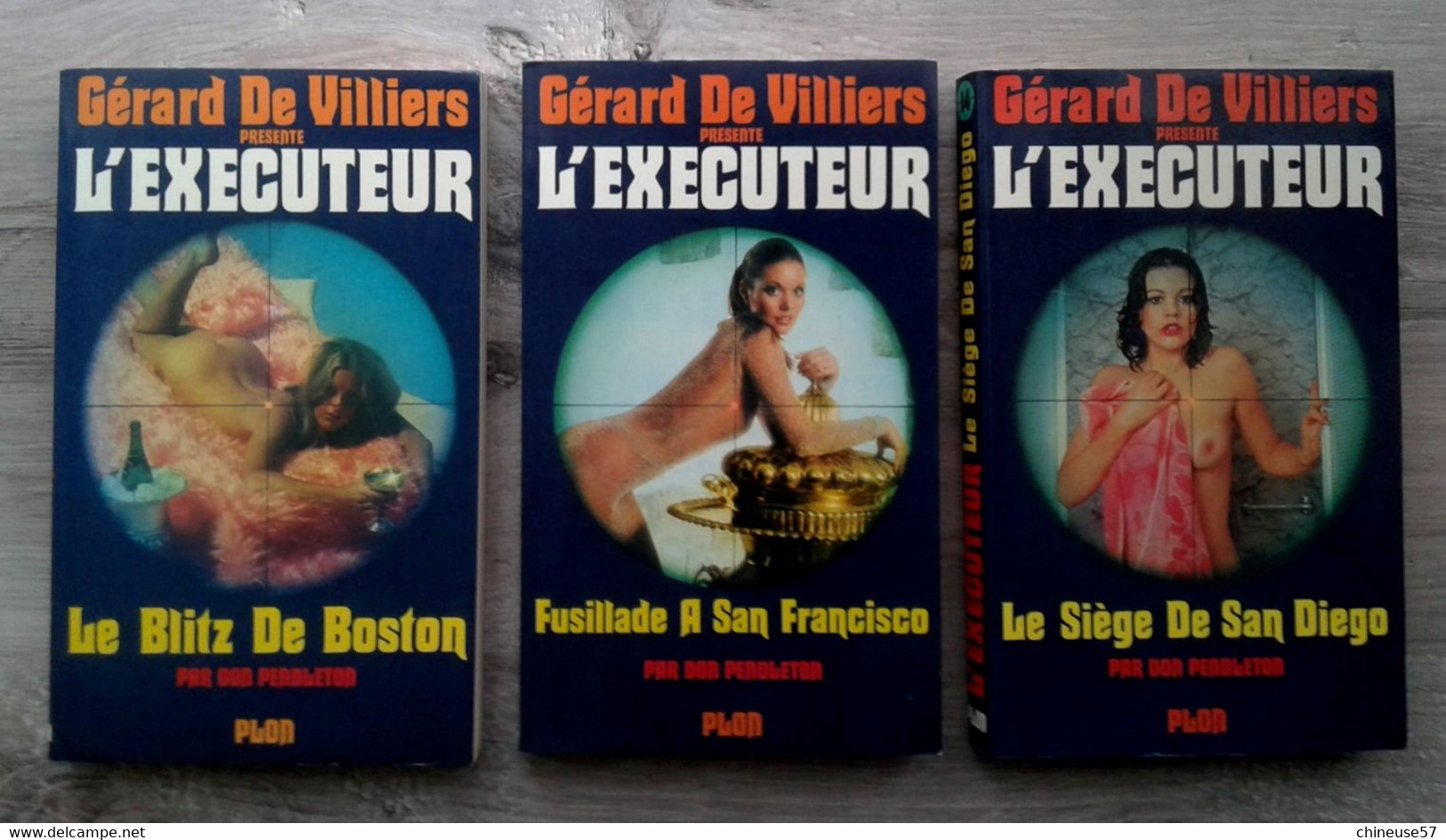 Gérard De Villiers Présente L'éxecuteur Lot De 3 Livres - Gerard De Villiers