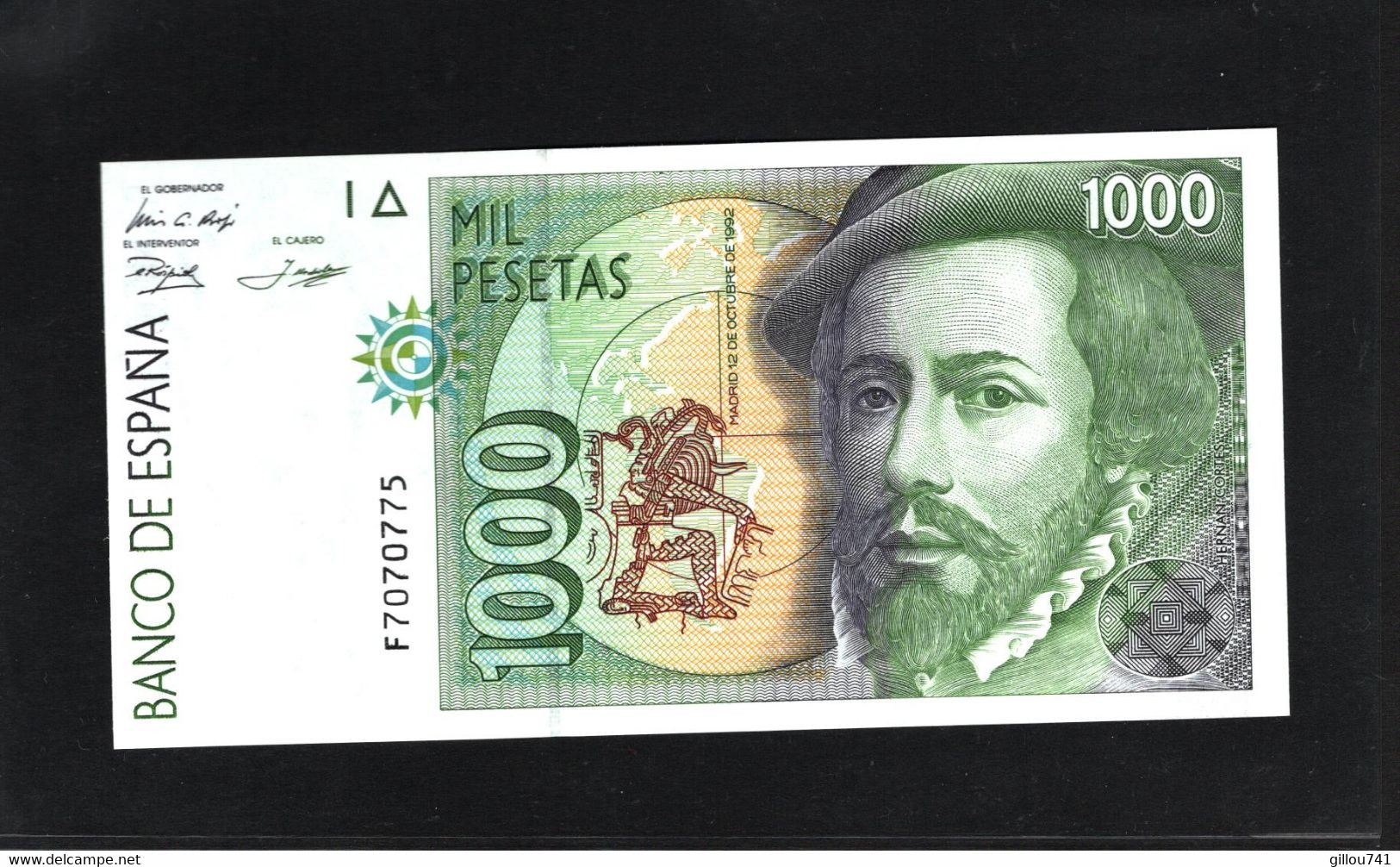 Espagne, 1,000 Pesetas, 1992 Issue - [ 5] Department Of Finance Issues