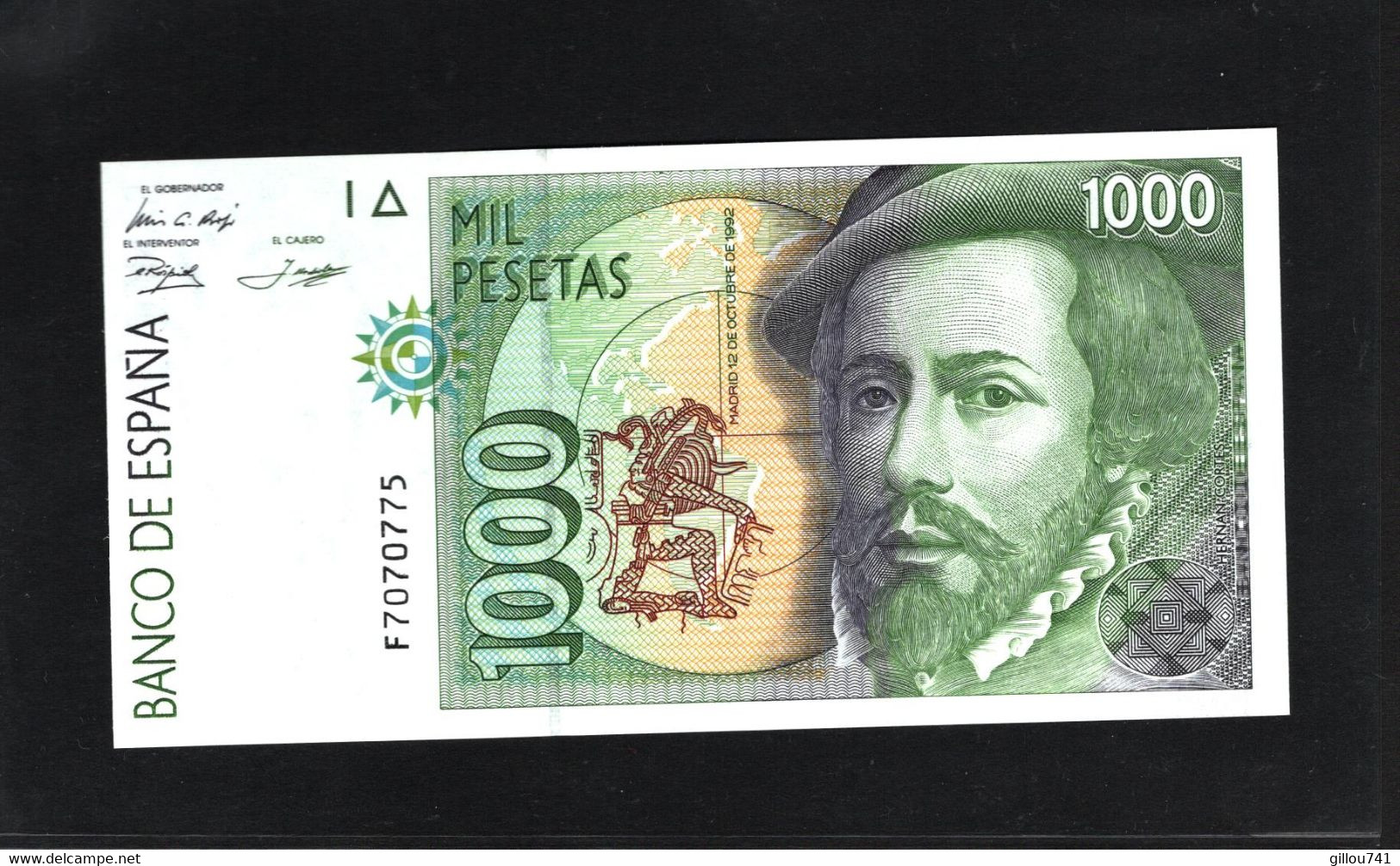 Espagne, 1,000 Pesetas, 1992 Issue - [ 5] Ausgaben Finanzministerium