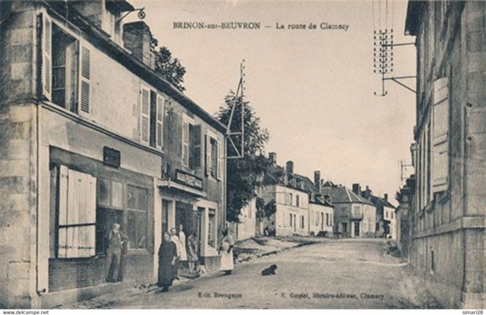 BRINON SUR BEUVRON - LA ROUTE DE CLAMECY - Brinon Sur Beuvron