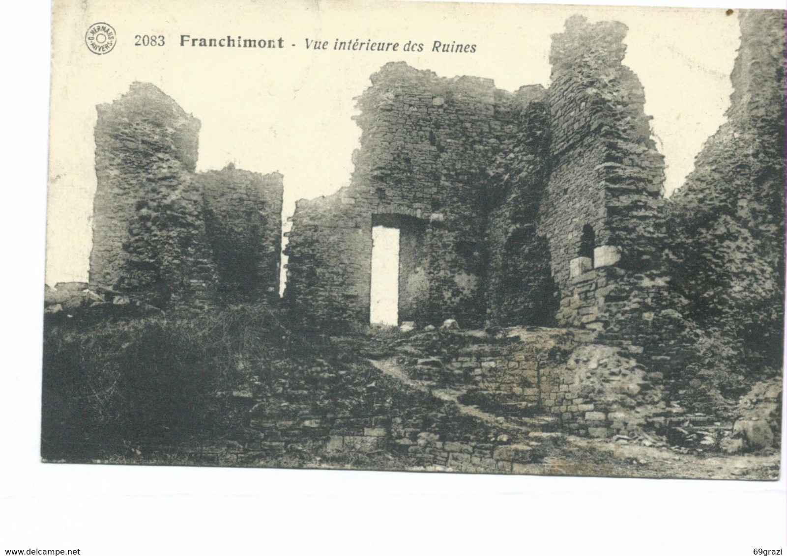 Franchimont Vue Intérieure Des Ruines - Entrée Des Ruines ( Lot De 2 Cartes ) - Theux