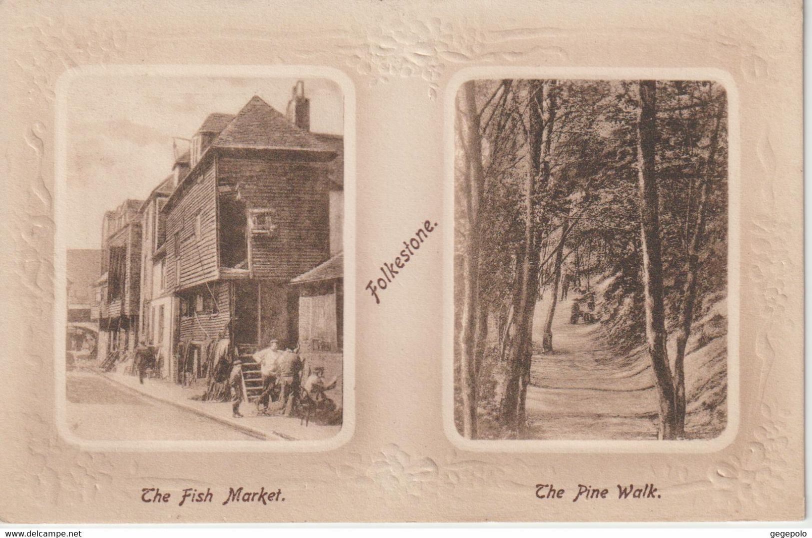 FOLKESTONE - The Fish Market And The Pine Walk - Folkestone