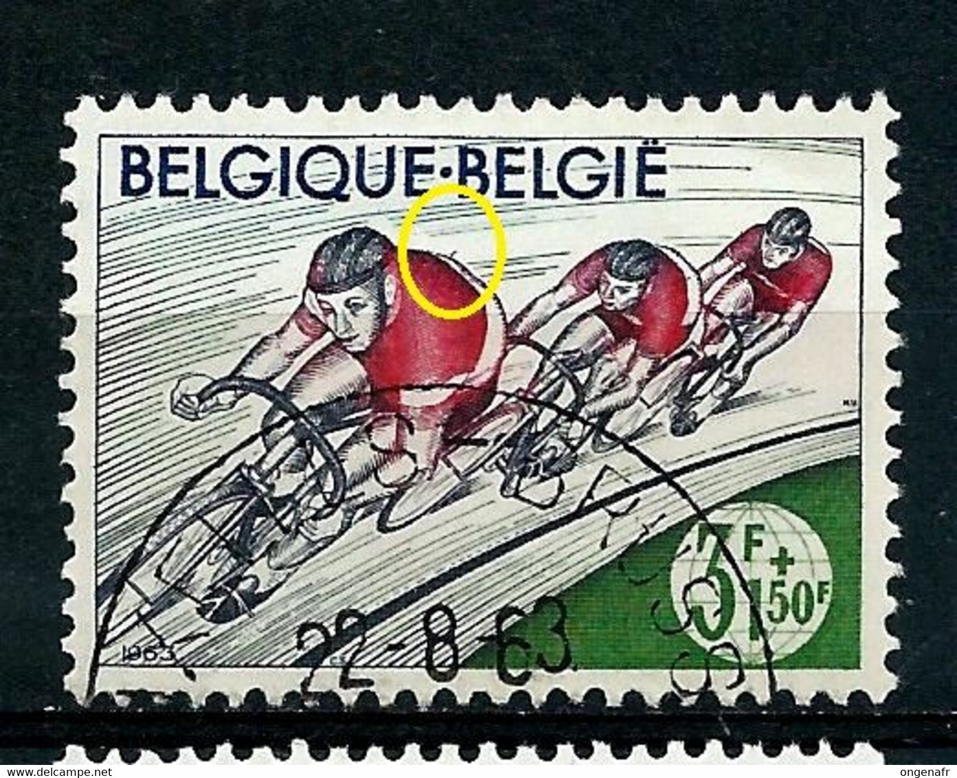 N° 1257 - Cyclisme - V  - épine Dans Le Dos ( Obl ) - Sonstige & Ohne Zuordnung