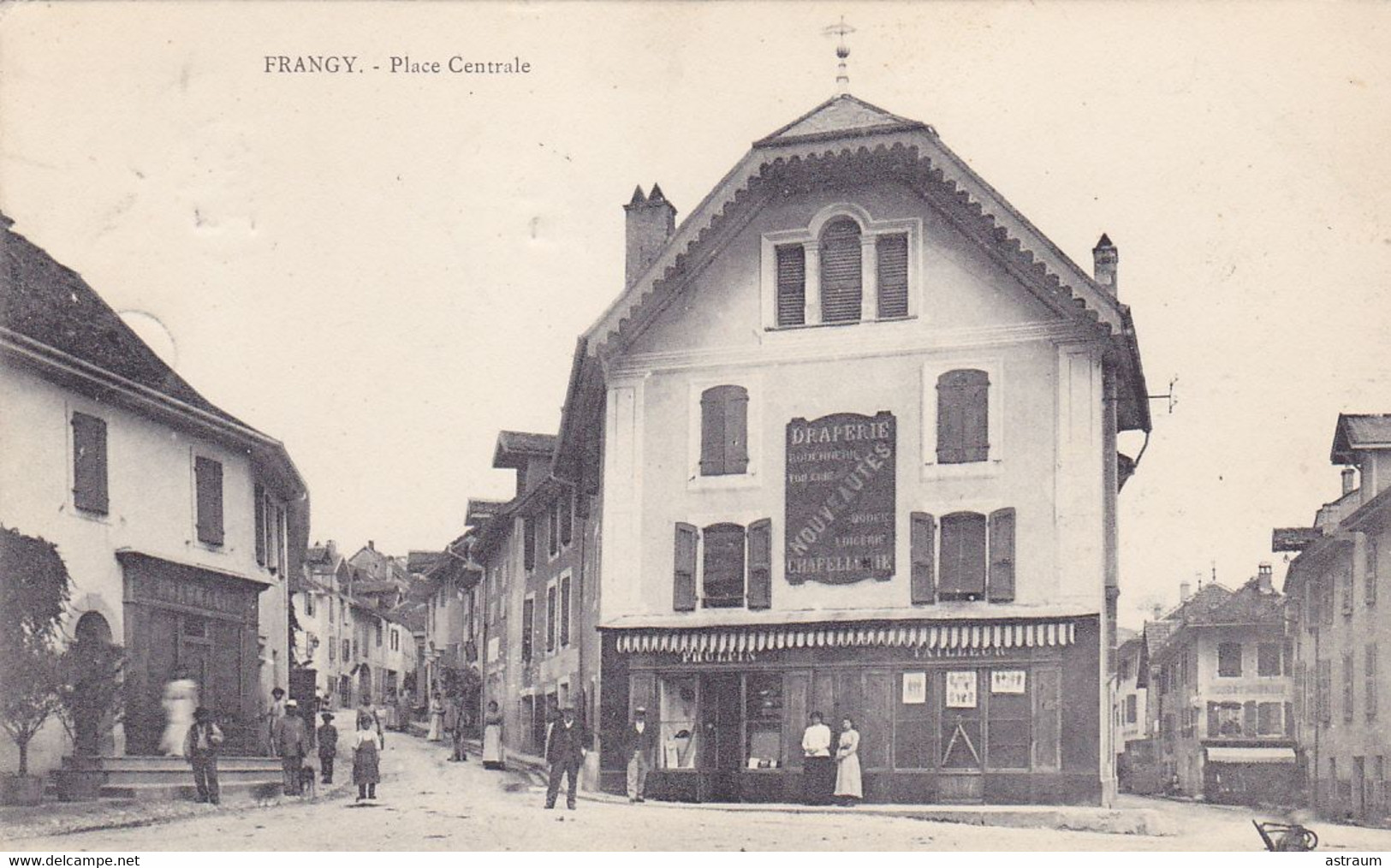 Cpa- 74 - Frangy - Animée - Place Centrale - Edi Pittier N° .... - Frangy