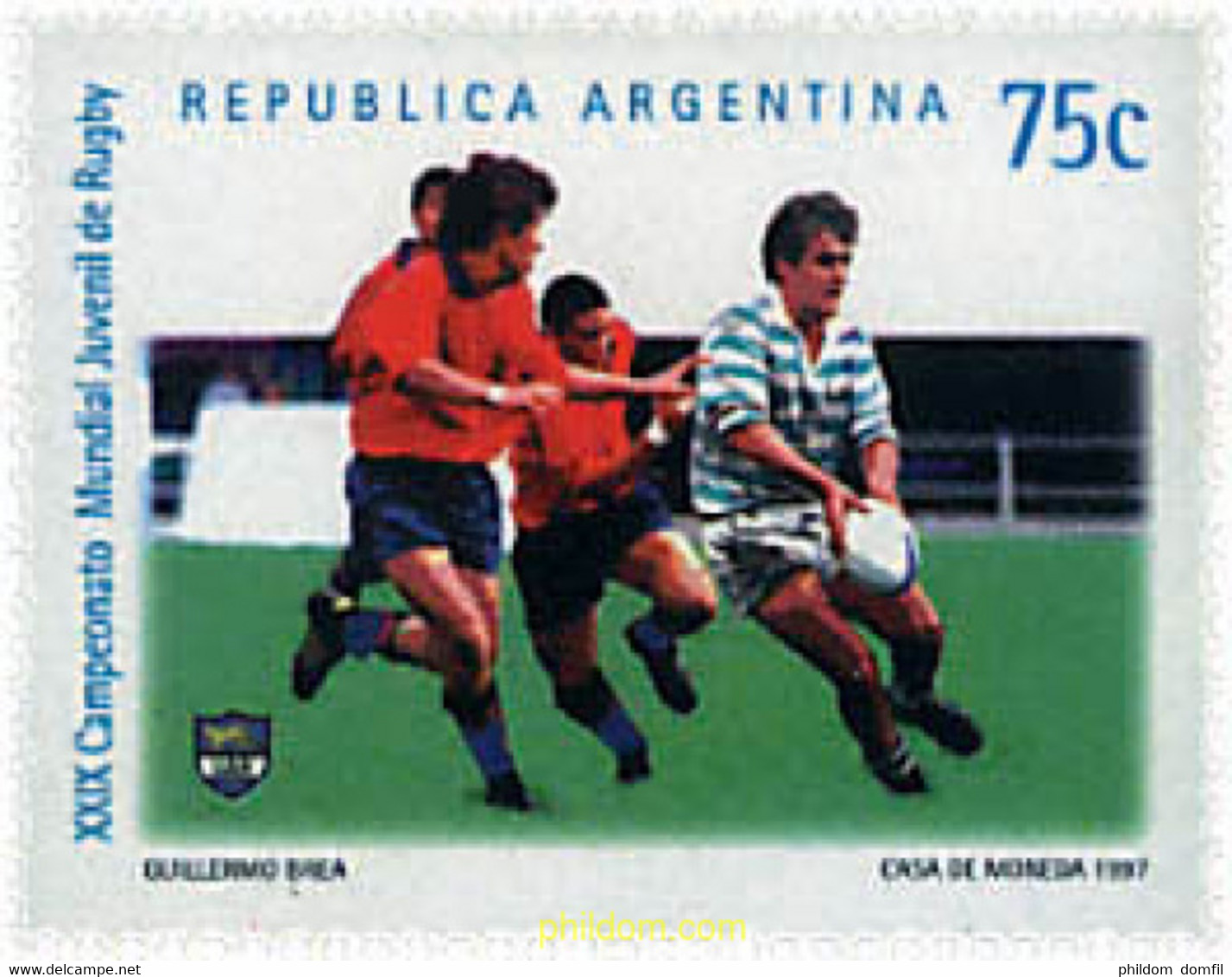 32170 MNH ARGENTINA 1997 29 CAMPEONATO DEL MUNDO DE RUGBY PARA JUNIORS. - Used Stamps