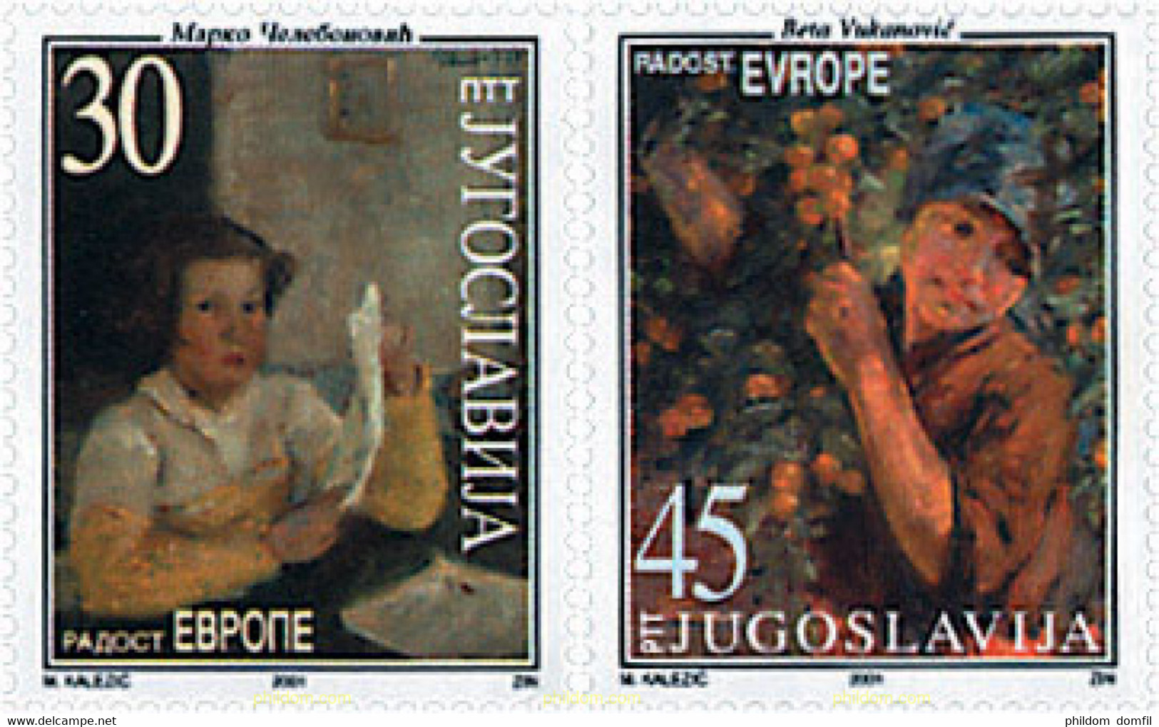86529 MNH YUGOSLAVIA 2001 DIA MUNDIAL DE LA INFANCIA - Used Stamps