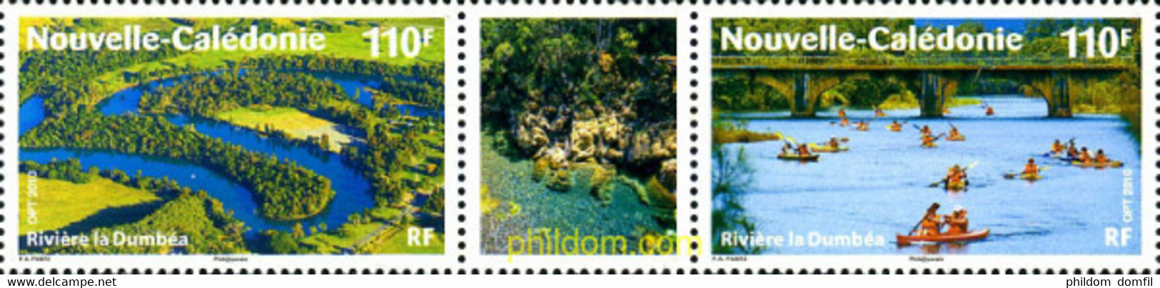 283949 MNH NUEVA CALEDONIA 2010 RIO DUMBEA - Oblitérés