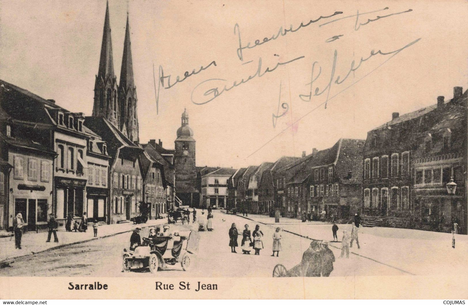 57 - SARRALBE - S08430 - Rue St Jean - Automobile - Sarralbe