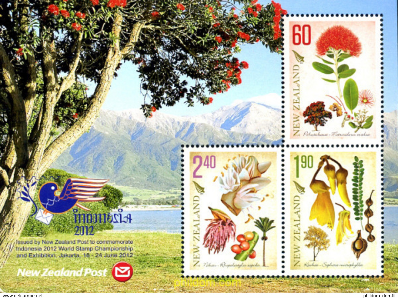 289575 MNH NUEVA ZELANDA 2012 - Plaatfouten En Curiosa