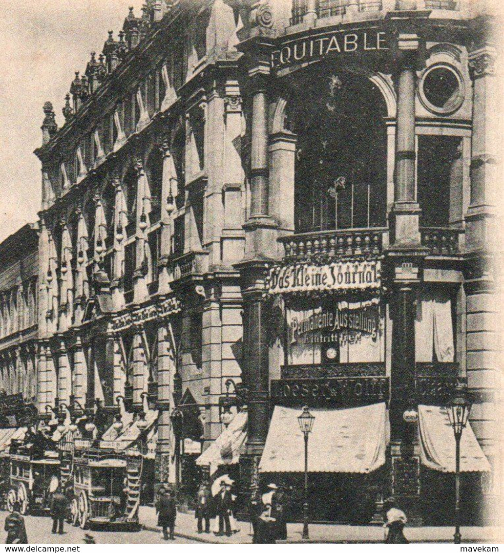 Cpa Trés Animée  1899  " Gruss Aus Berlin  - Friedrichstrasse  " - Friedrichshain