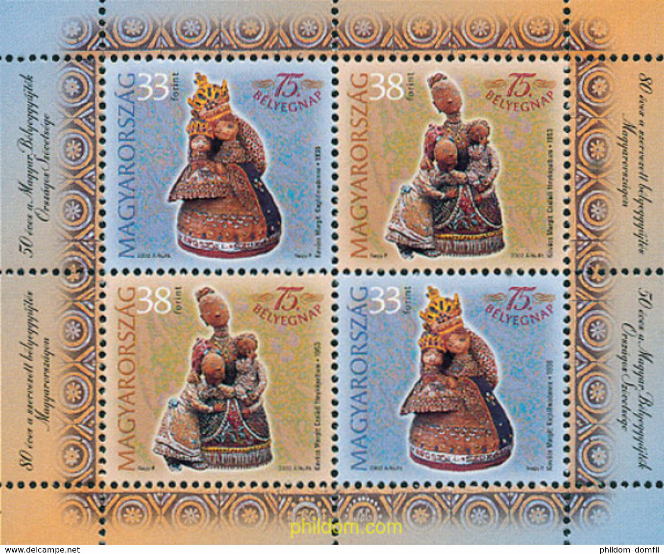300247 MNH HUNGRIA 2002 75 DIA DEL SELLO - Used Stamps