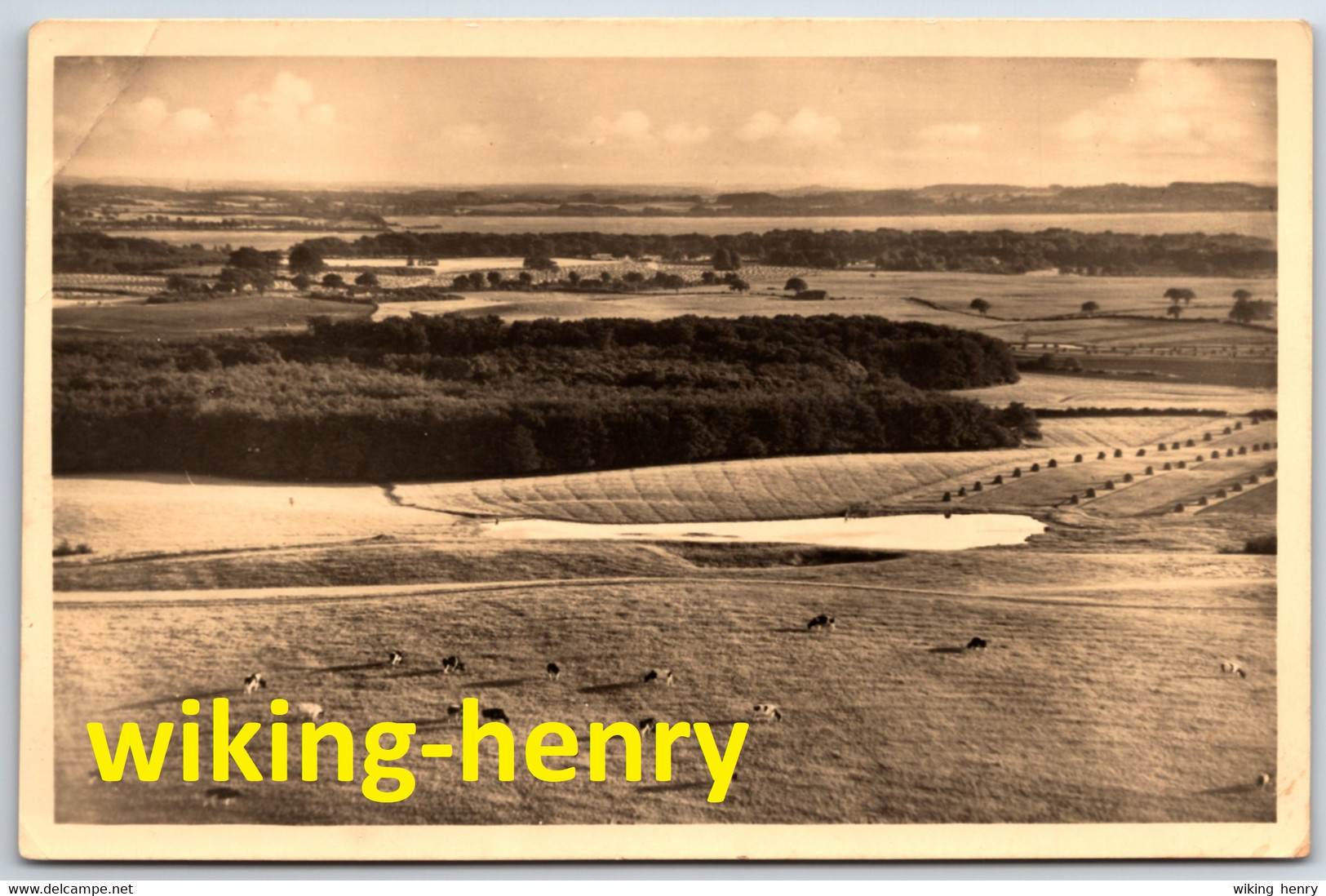 Lütjenburg - S/w Blick Vom Hessenstein 1   Gaststätte Forsthaus Hessenstein - Luetjenburg