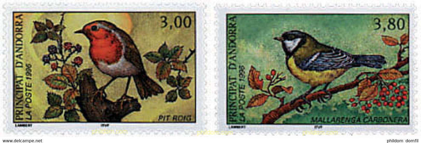 65226 MNH ANDORRA. Admón Francesa 1996 PROTECCION DE LA NATURALEZA - Collections