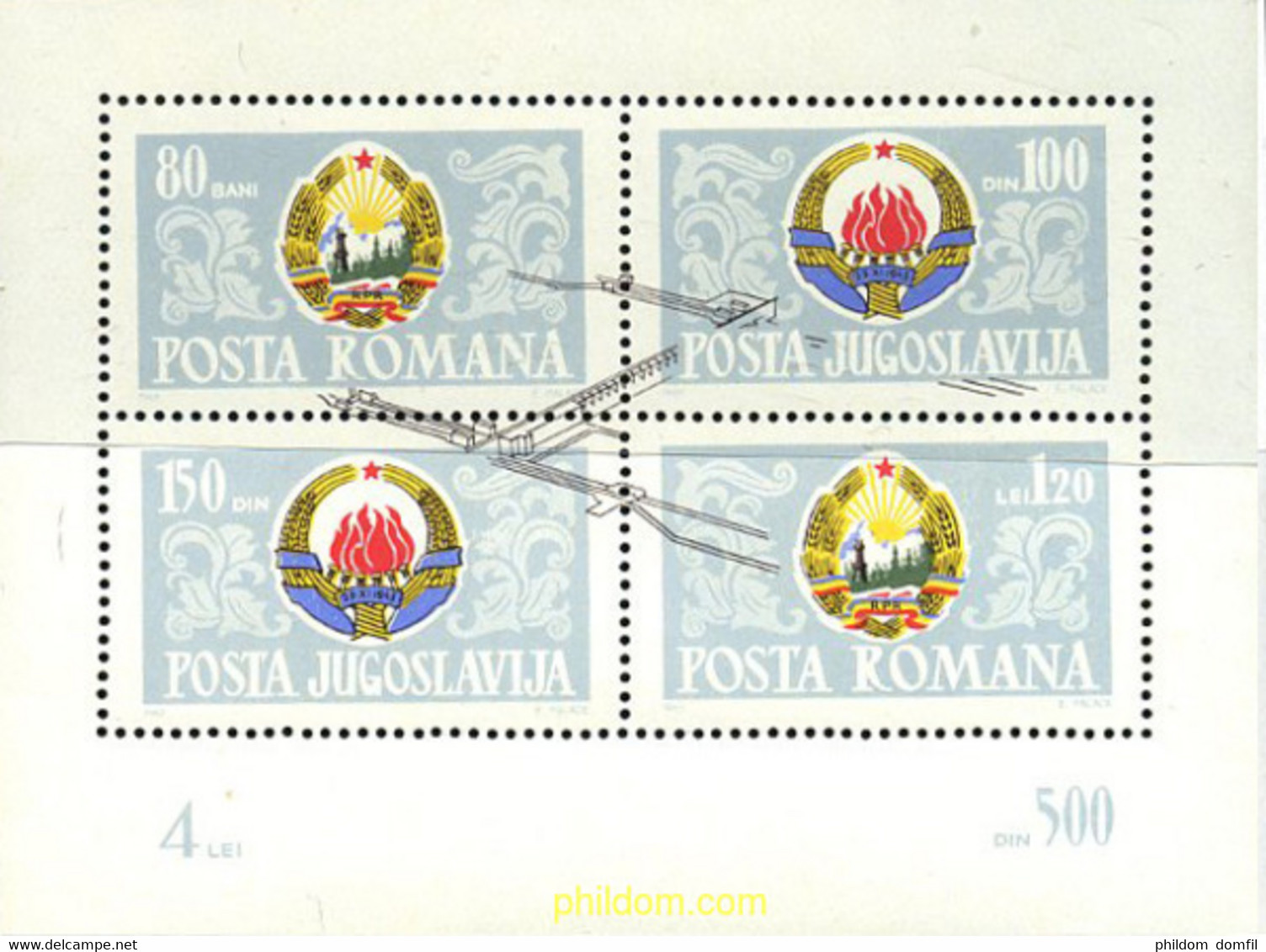 293823 MNH YUGOSLAVIA 1965 CENTRAL HIDROELECTRICA DE DERDAP - Colecciones & Series